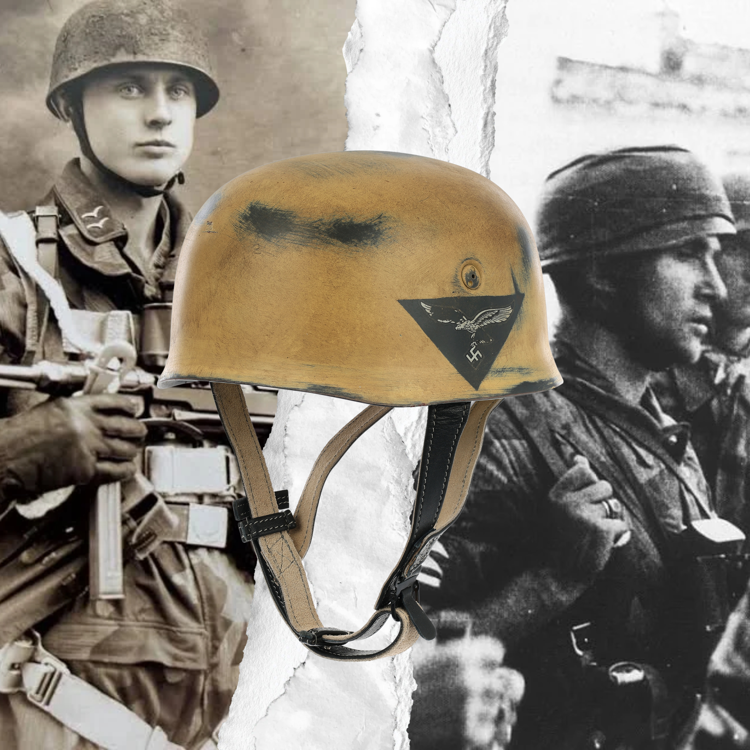 Fallschirmjägerhelm M38 – historia niemieckiego hełmu spadochronowego