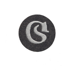 LW patch - Schirrmeister, Blaugrau - replica