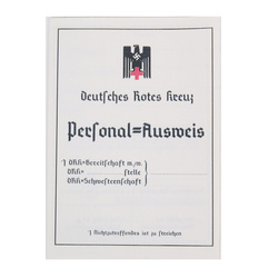 DRK Personal-Ausweis - German Red Cross ID - repro