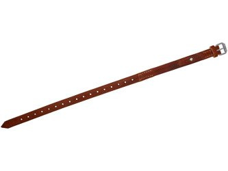 Tent quarter/Equimpent strap with button - brown - repro