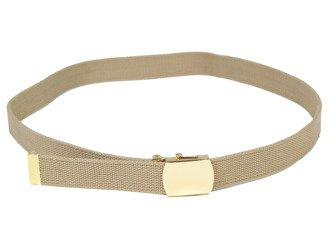 U. S. Officer belt with brass buckle - repro