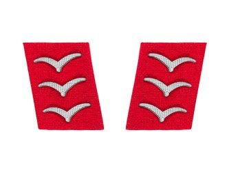 Luftwaffe collar tabs - Artillerie, Obergefreiter - repro