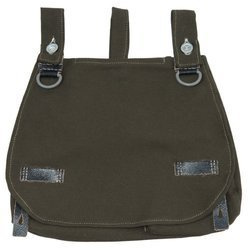 German M44 breadbag with black leather - repro