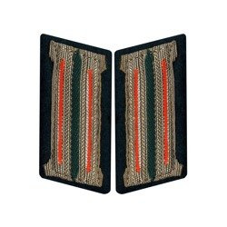 M35 Kragenspiegel - WH collar tabs for military police - early type on wool - repro