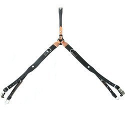 German leather Y-straps early war type - Fredericci