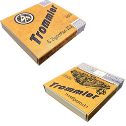 Trommler cigaretten box empty sealed, 2nd SA model - replica