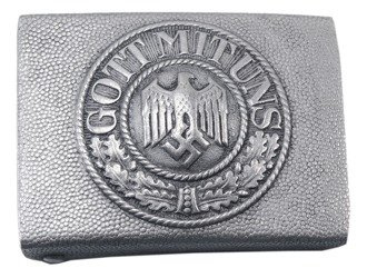 WH Koppelschloss - Wehrmacht Heer aluminium belt buckle - repro