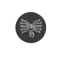LW patch - Horchfunker, Blaugrau - replica