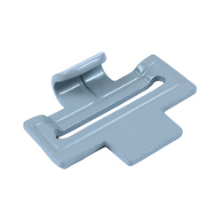 Steel hook for German main belt, matte gray - replica