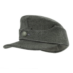 Feldmutze Feldgrau M43/M44 - WH/SS wool cap - repro