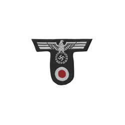 WH M43 Mützenadler, BeVo, Black, T-Form, folded - repro