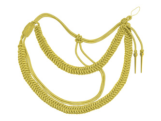 Aiguillette - Heer generals metalized cord - repro