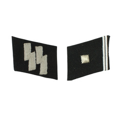 SS collar tabs - Scharführer - repro