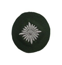 Oberschutze patch, tropical, olive cotton - repro