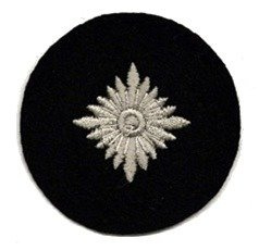 Sturmmann SS rank patch, black, wool