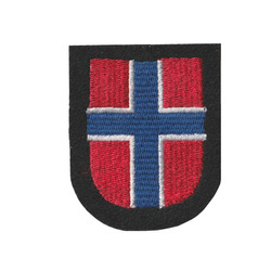 Norwegian national patch - SS Norge woolen - repro