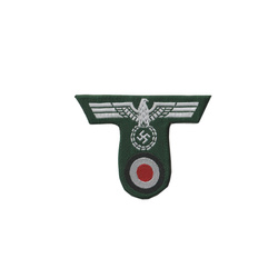 WH Gebirgsjaeger M43 Mützenadler, BeVo, Dark Green, T-Form, folded - repro