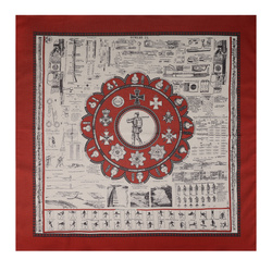 Cotton scarf with Gewehr 88 scheme - repro