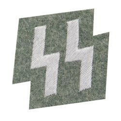 SS member runes pocket patch - feldgrau