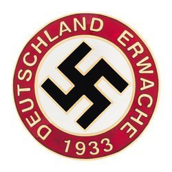 Deutschland Erwache 1933, nazi party supporter badge - repro