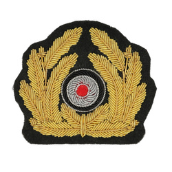 KM officers visor cap embroidered cockade - repro