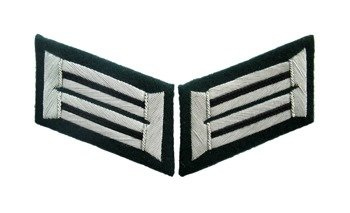 WH officer collar tabs - pioneers