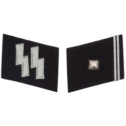 SS collar tabs - Scharführer - repro