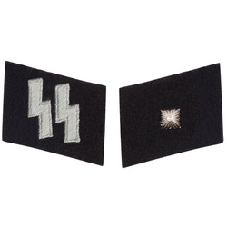 SS collar tabs - Unterscharführer - repro