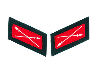 Cossack soldier collar tabs - repro