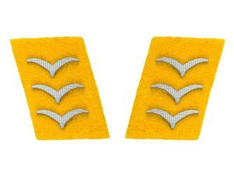 Luftwaffe collar tabs - flying personnel, Obergefreite- repro