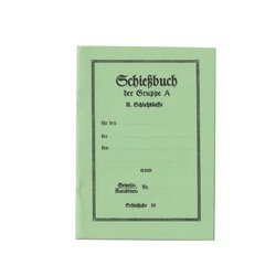 Schiessbuch Reichsarbeitsdienst - repro, unfilled