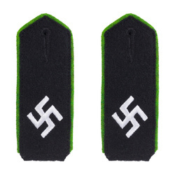 M43 Schutzmannschaft shoulder boards - repro