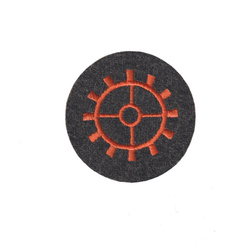 LW patch - Armored Equipment Mechanic, Blaugrau - replica