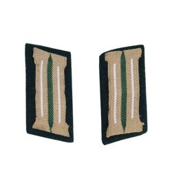 M35 Kragenspiegel - WH collar tabs for infantry - early type on wool - repro