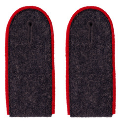 LW shoulder boards - artillery - red - repro