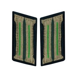 M35 Kragenspiegel - WH collar tabs for mountain troops - early type on wool - repro