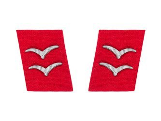 Luftwaffe collar tabs - Artillerie, Gefreiter - repro