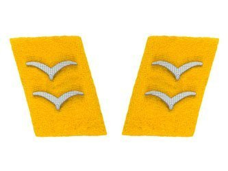 Luftwaffe collar tabs - flying personnel, Gefreiter - repro