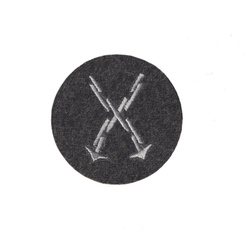 LW patch - Fernschreiber, Blaugrau - replica