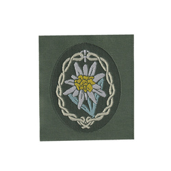 Sleeve patch Gebirgsjäger, BeVo, Feldgrau - repro