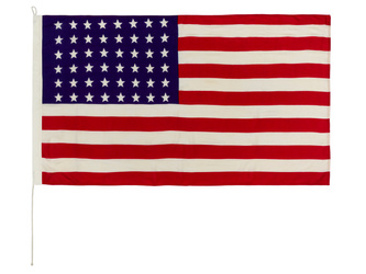 U.S.A national flag ,48 stars version, printed - repro