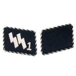 Early SS-VT collar tabs - Deutschland Regiment - nr 1 - repro