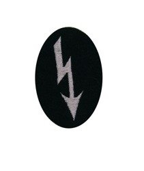 Signal troops sleeve patch, dark green, early type