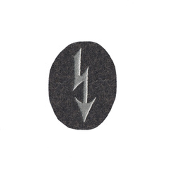 Nachrichtentruppen Abzeichen - signal troops sleeve patch - blue grey