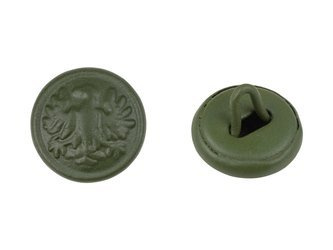 M1943 Polish LWP uniform button, painted, small, 14 mm - repro