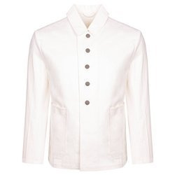 M33 Drillichjacke - white HBT drill tunic - repro