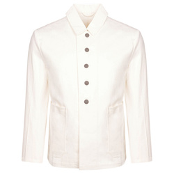 M33 Drillichjacke - white HBT drill tunic - repro