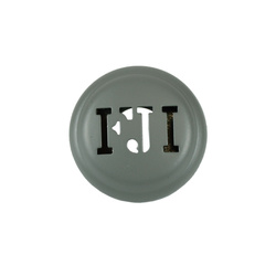 FJI hat cockade, gray - replica