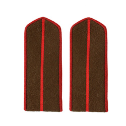 M1943 artillery and armoured field shoulder boards - officers - repro