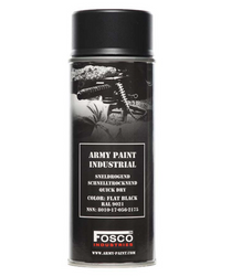 Fosco Spray paint, Flat Black - 400 ml